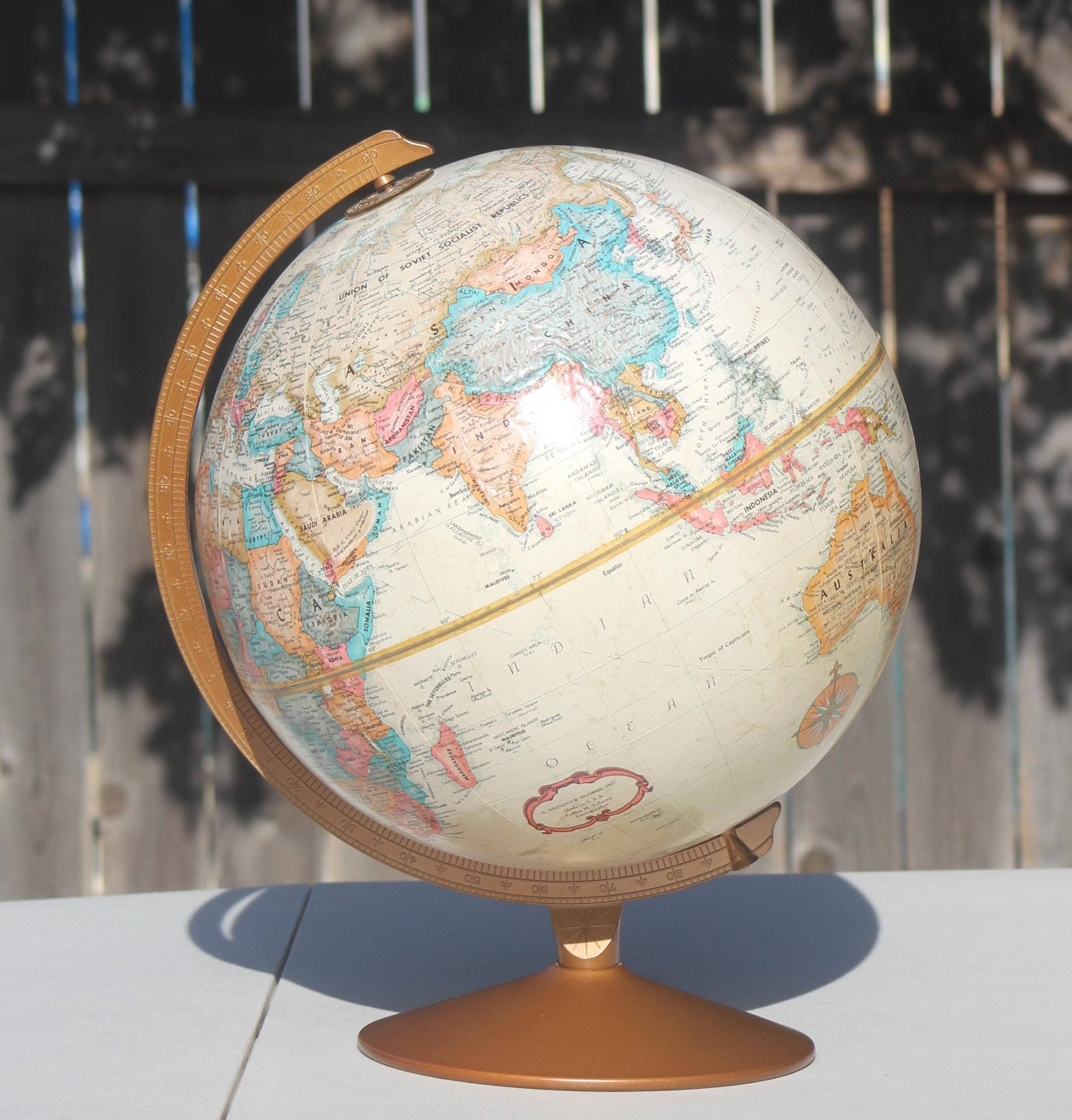 Replogle Globe World Classic Series 12” With USSR, Cartographer