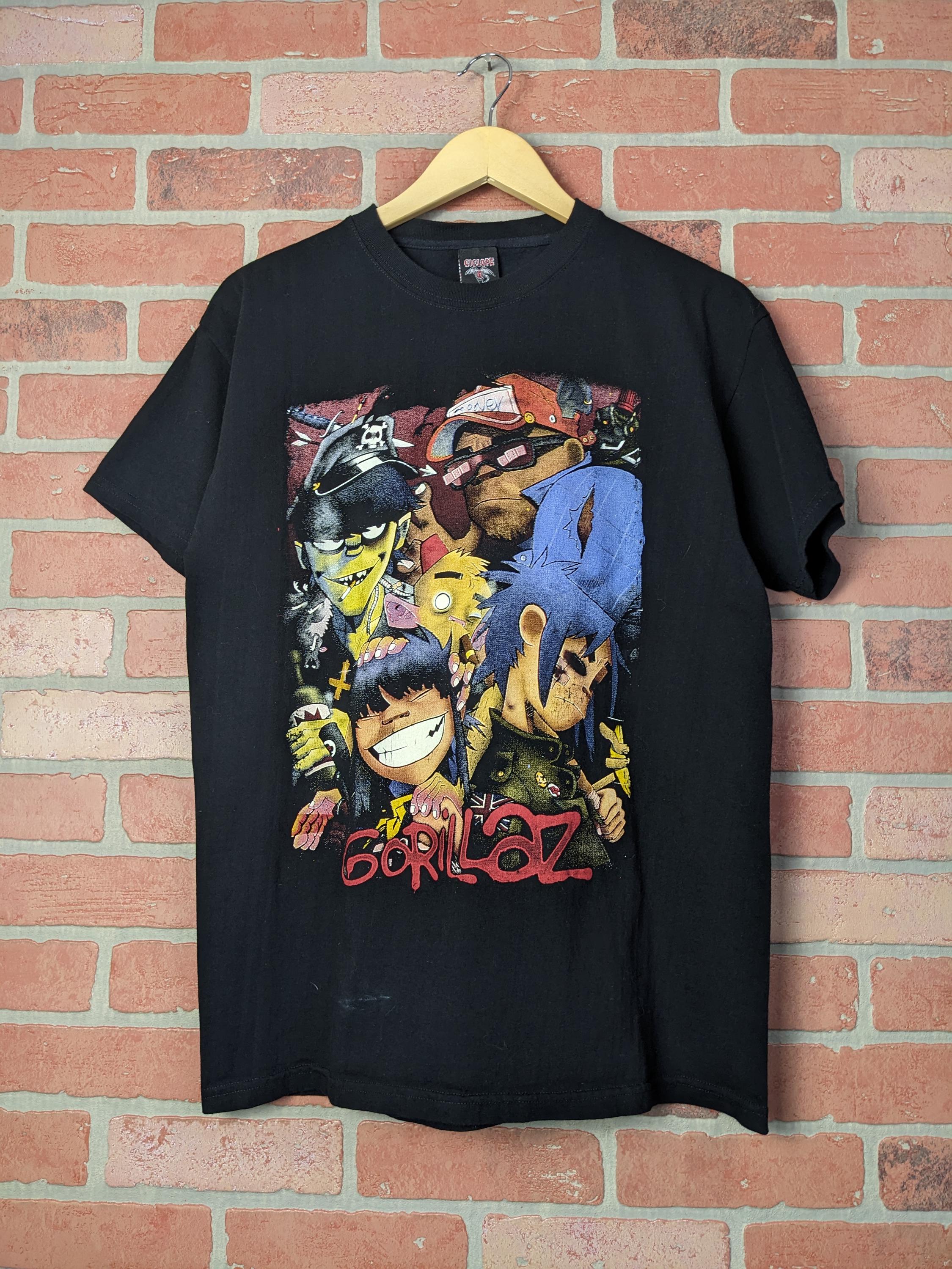Vintage 00s Y2k Double Sided Gorillaz ORIGINAL Band Tee - Large - Etsy