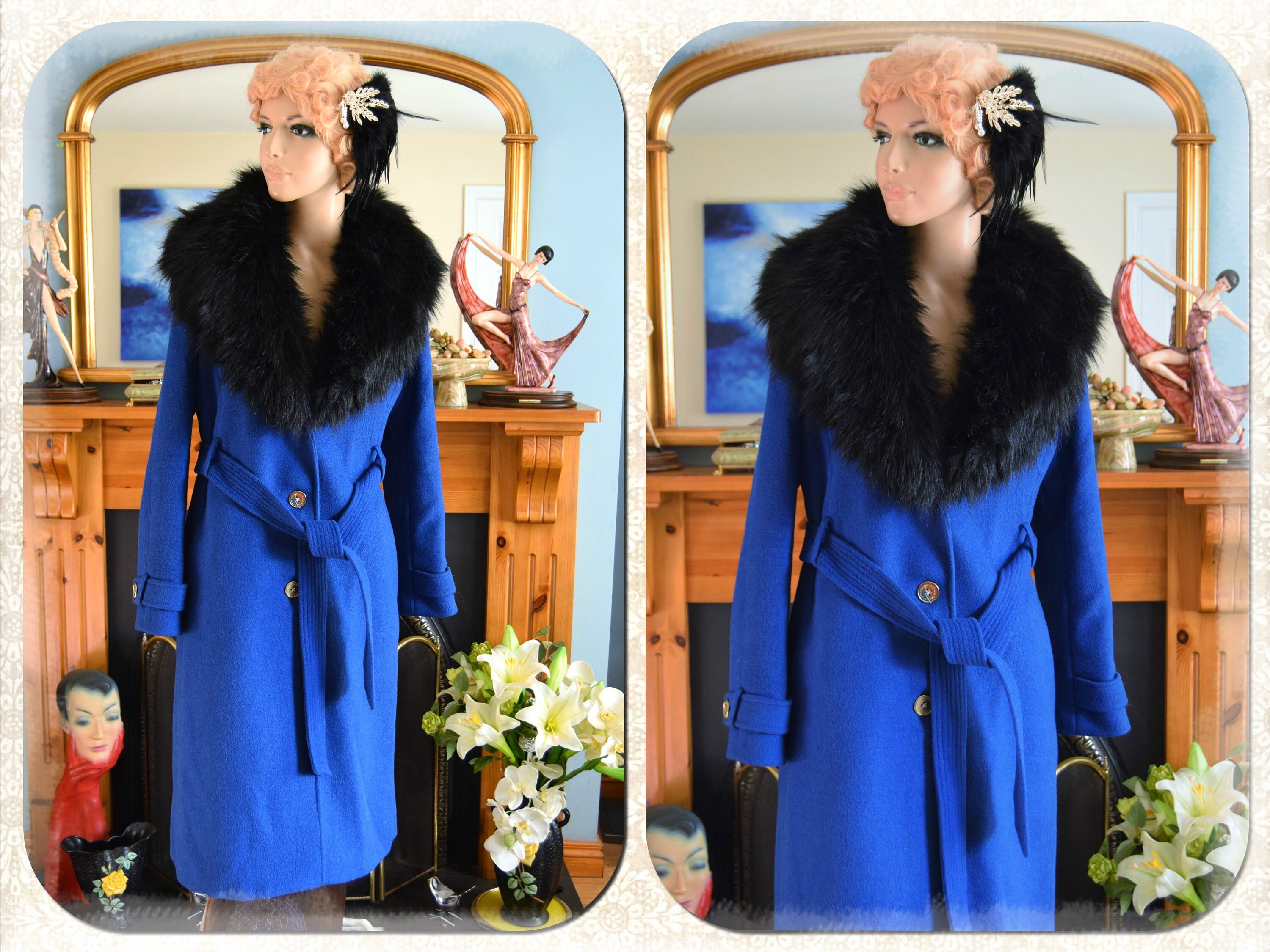 Art Deco Coat Flapper Coat 1920s Coat Vintage Original Biba Art