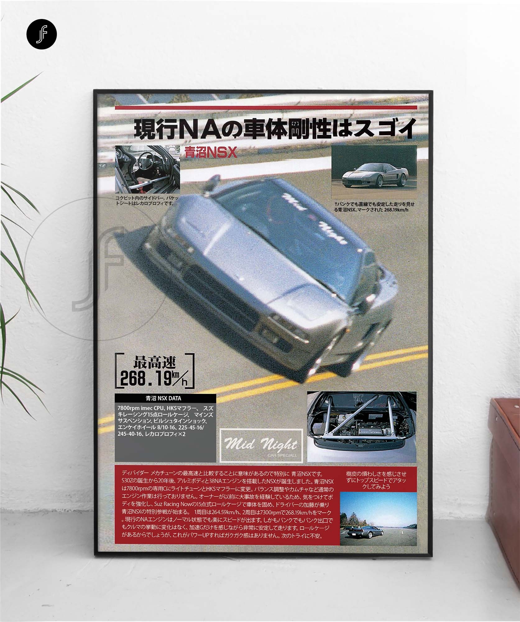 JDM Mid Night Club - Honda NSX - All Sizes! Poster / Wall Decor