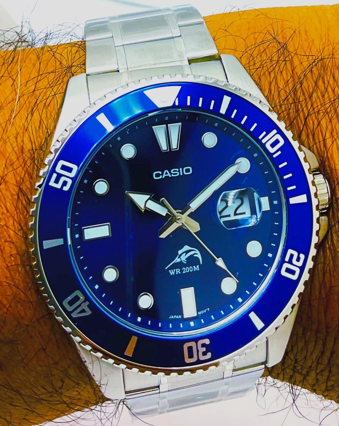 Casio MDV106B-2AVCF, Duro, Men's Silver S/steel Watch, 200-meter