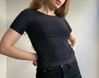 90's Vintage Armani Jeans Denim Shirt Size Small Made in Italy