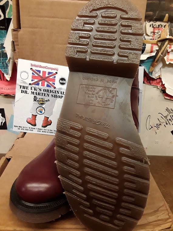 Solovair Dr Martens Made in England Oxblood Chelsea Boots Sizes 3