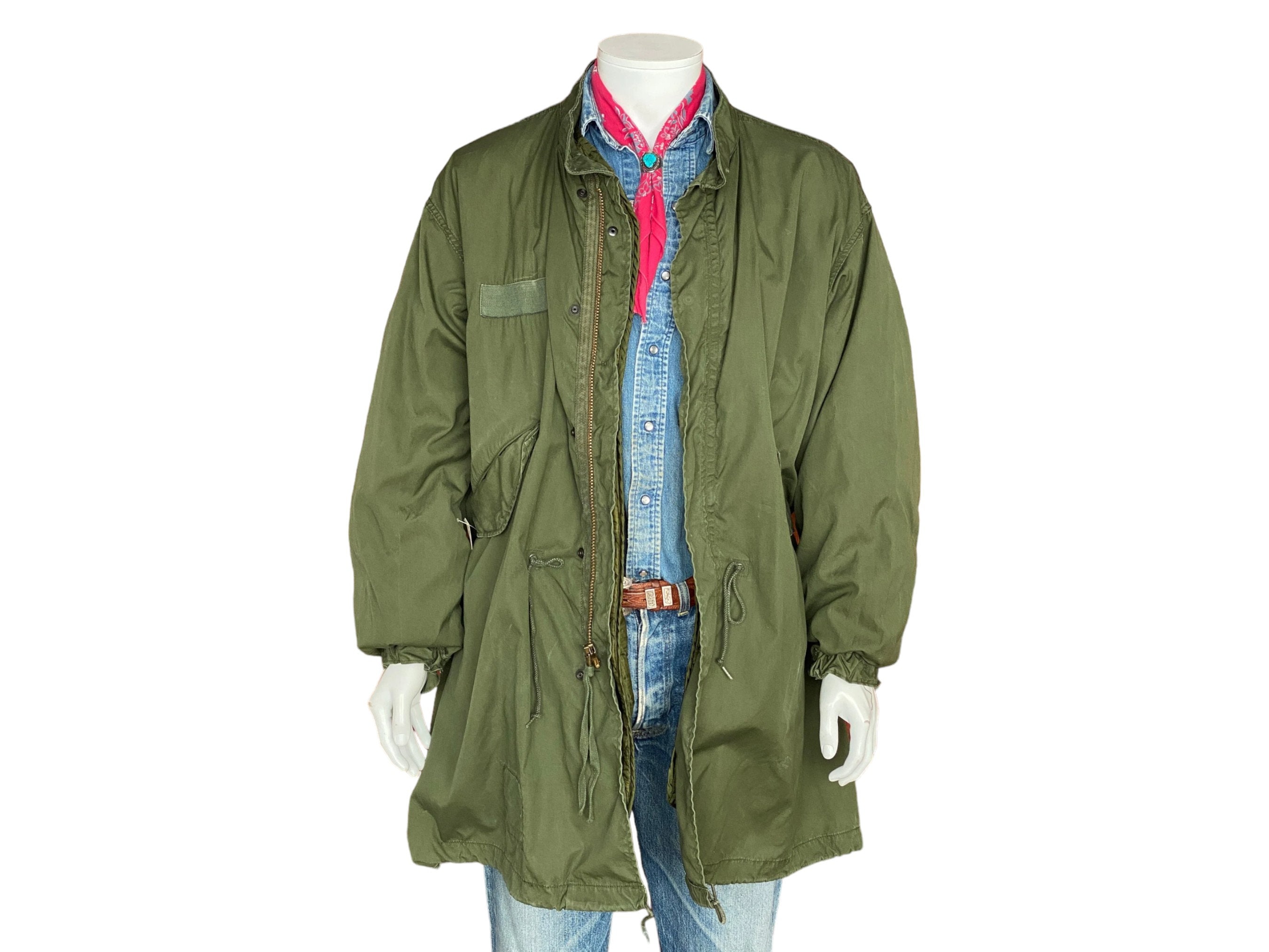 Med, Authentic M65 Fish Tail Parka With Liner From 1973 Made in