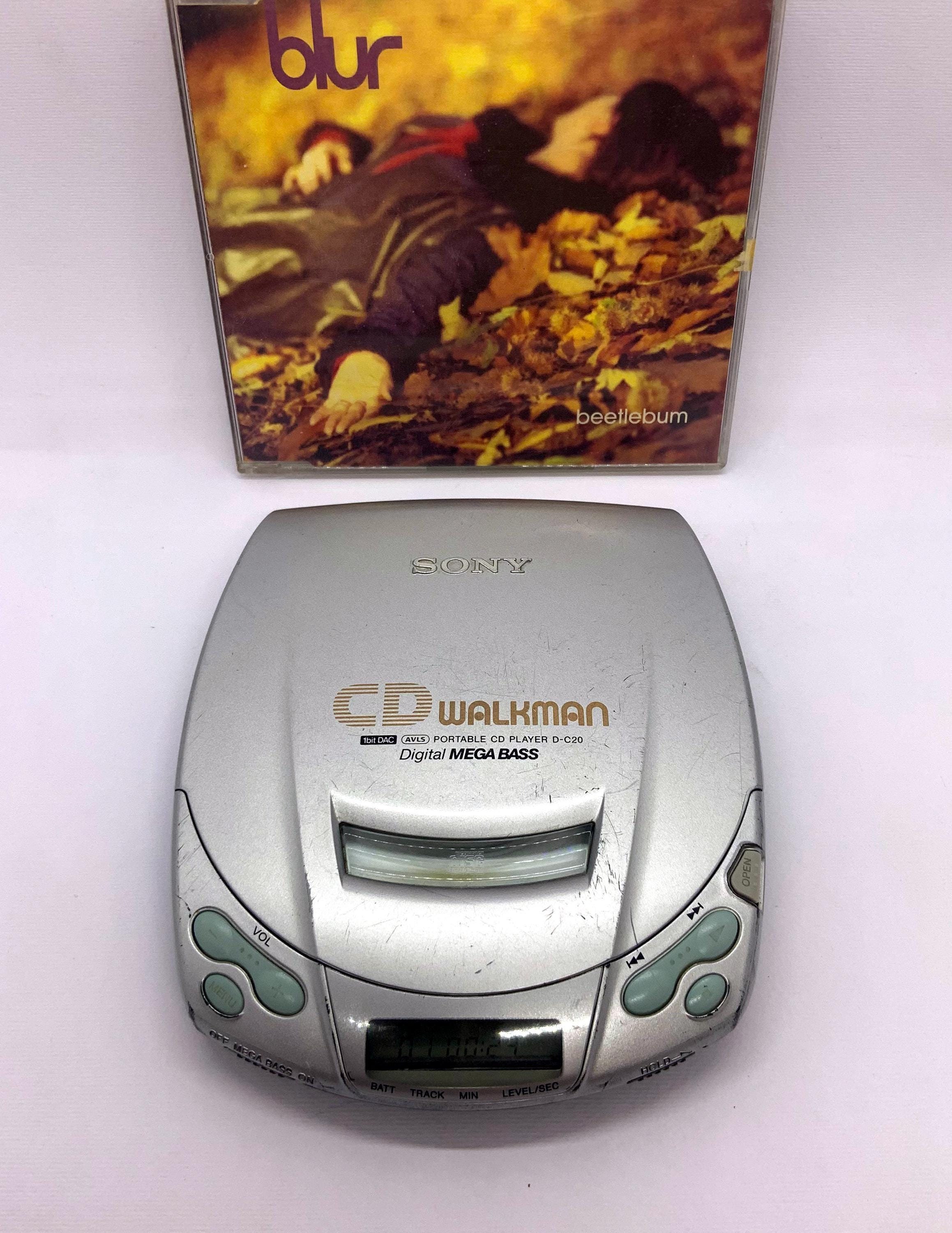完璧に動作する 90 年代の SONY CD ディスクマン / デジタル メガ