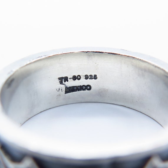 925 Sterling Silver Vintage Mexico Star Band Ring Size 9 1/4 - Etsy