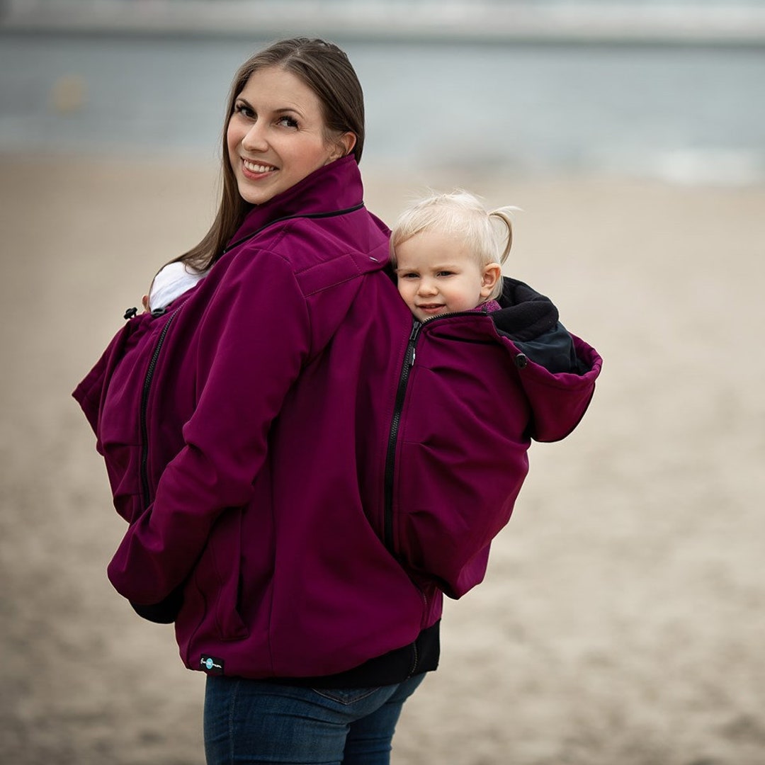 EVEREST 6in1 BACK/FRONT Softshell Babywearing Jacket, Carrier