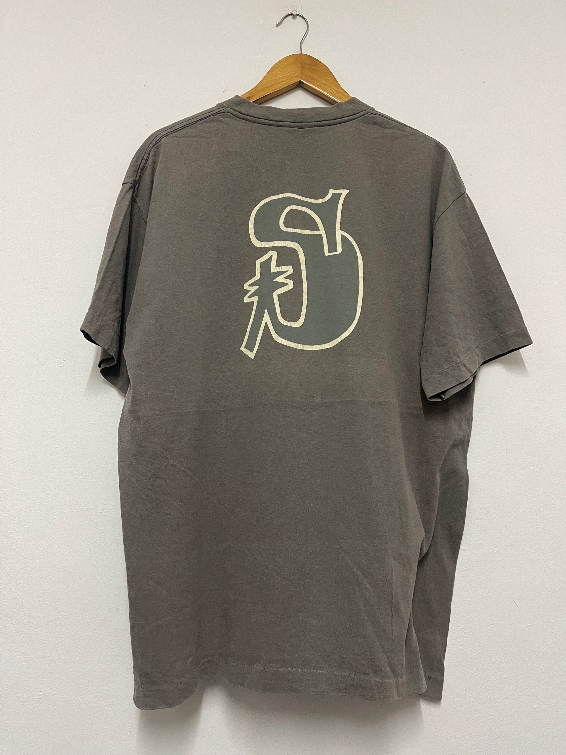 Vintage 90s Stussy “ Old Skool T-shirt / Modern Streetwear / Rare