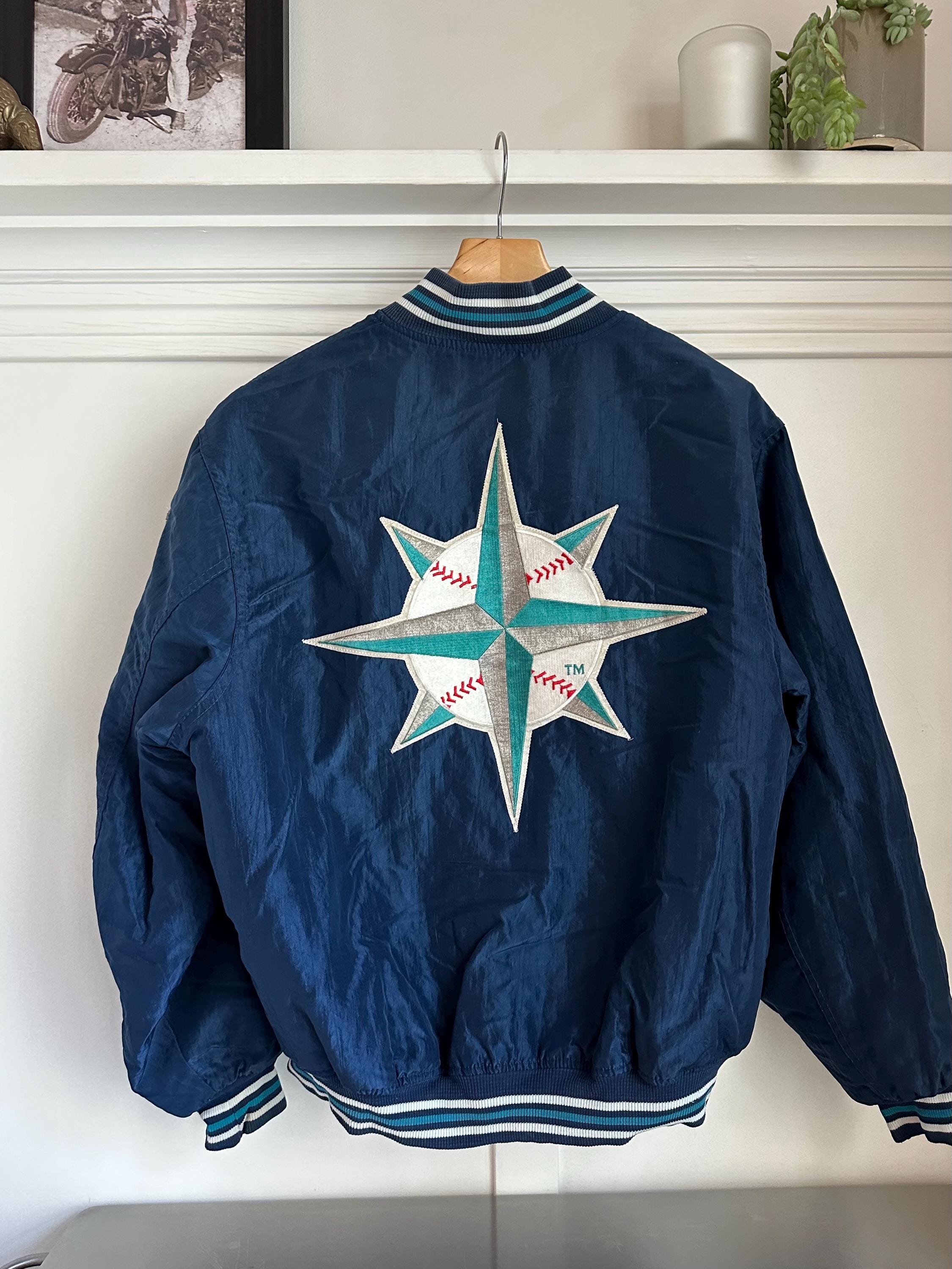 Vintage Seattle Mariners Diamond Collection Starter Jacket - Large