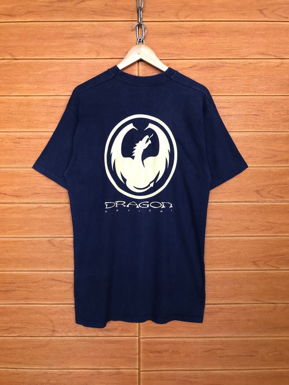Vintage 90s Dragon Optical Skateboard T-shirt - Big Logo, Size L