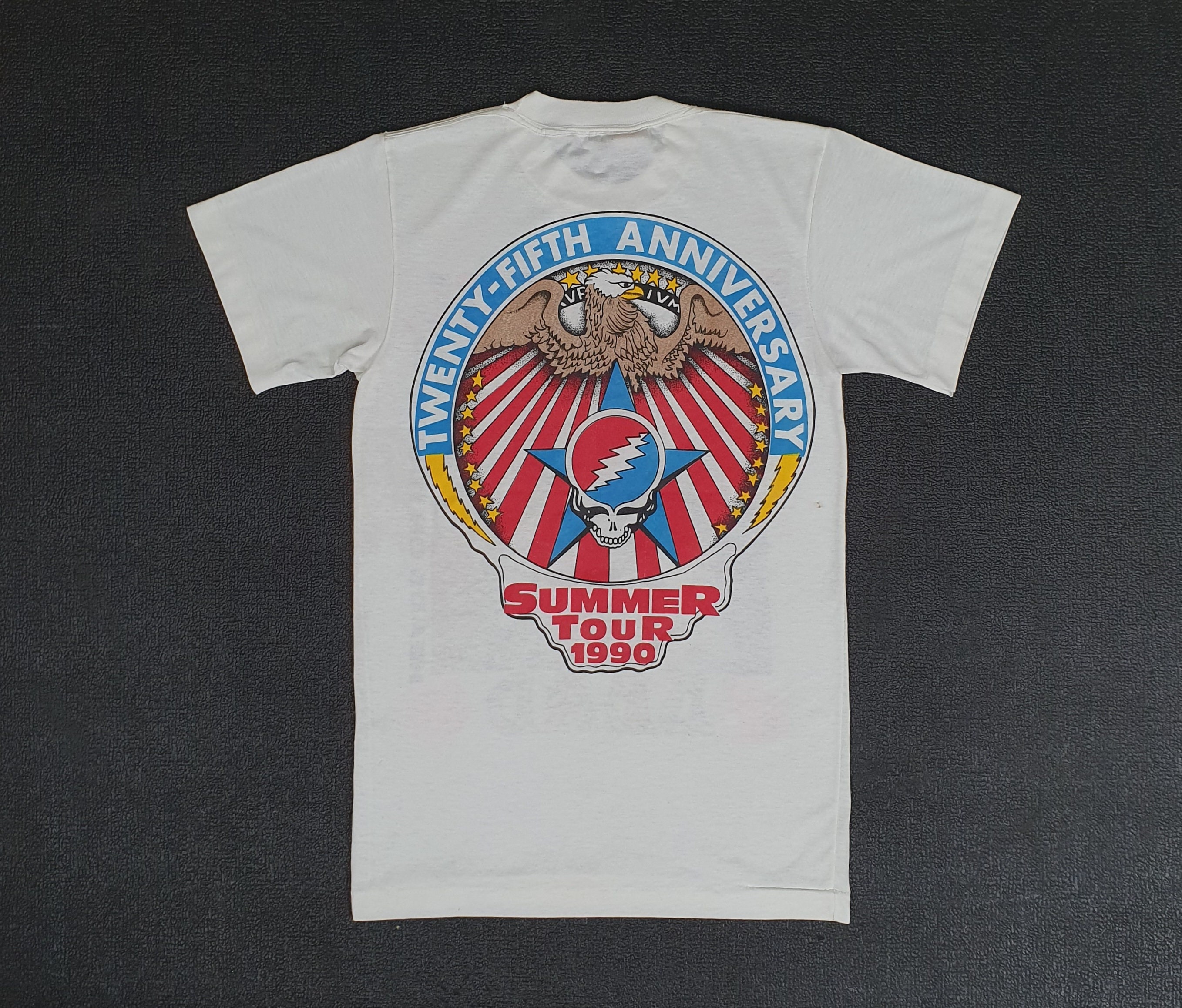 Vintage 1990 GRATEFUL DEAD Heads on Tour T Shirt Size XS-S / Rare