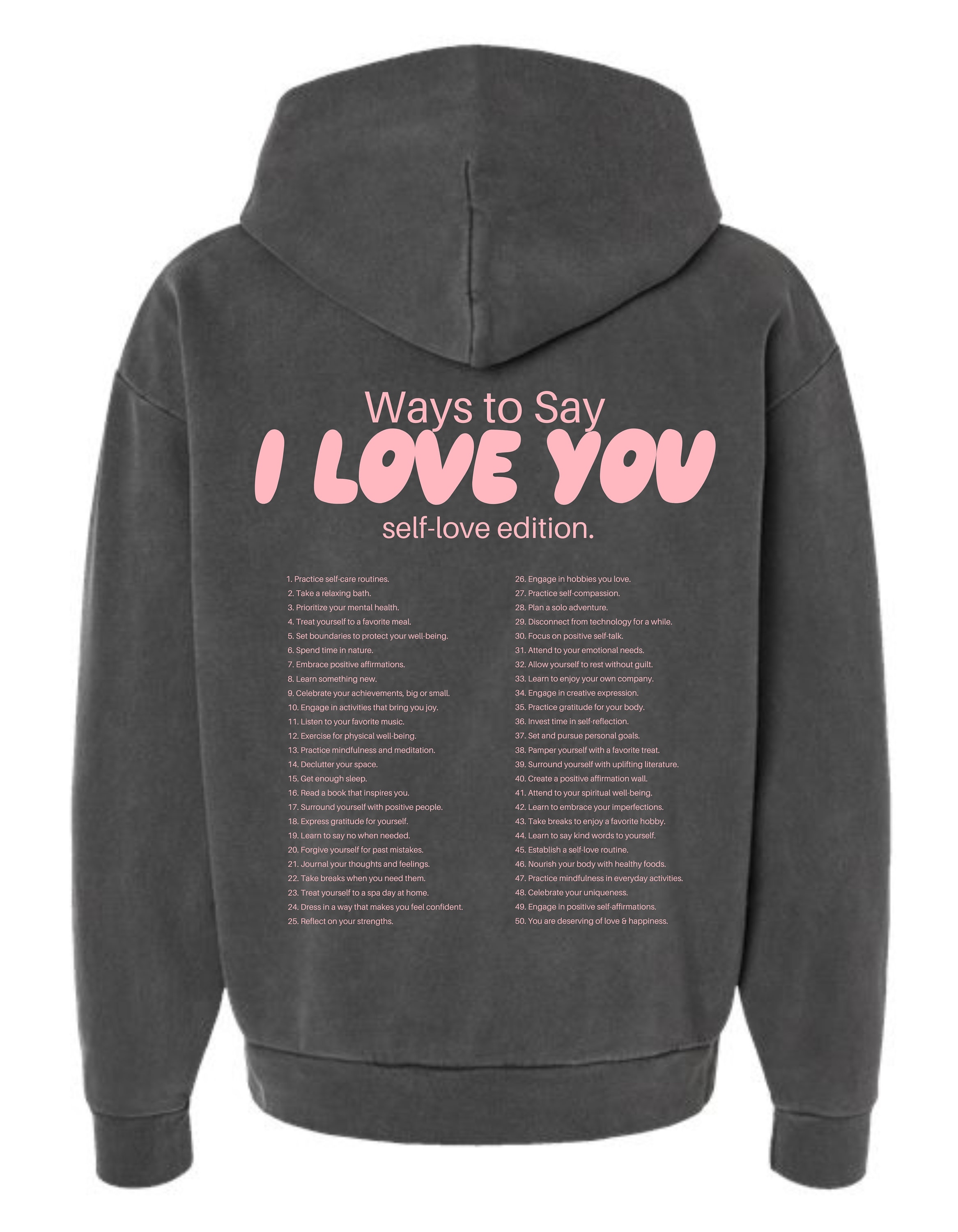 Ways to Say I Love You Hoodie - Etsy