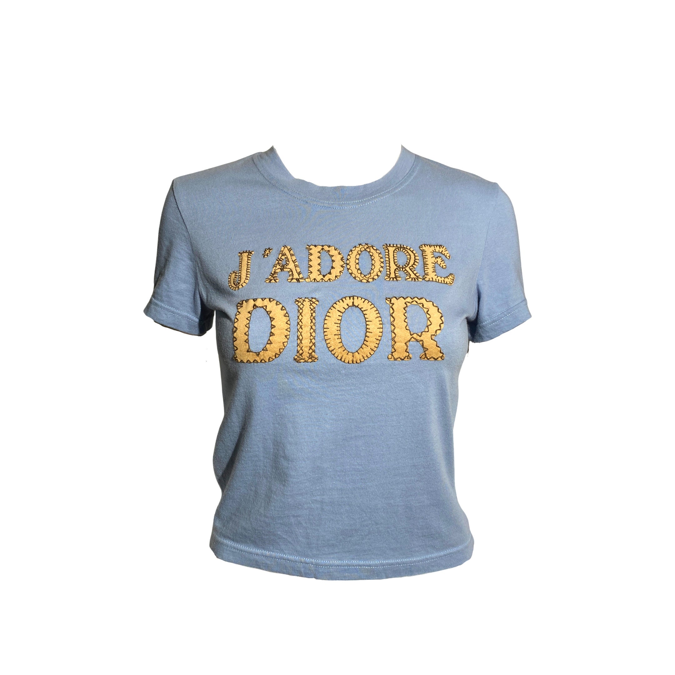 Dior 2003 J'adore Dior Blue T-shirt - Etsy Canada