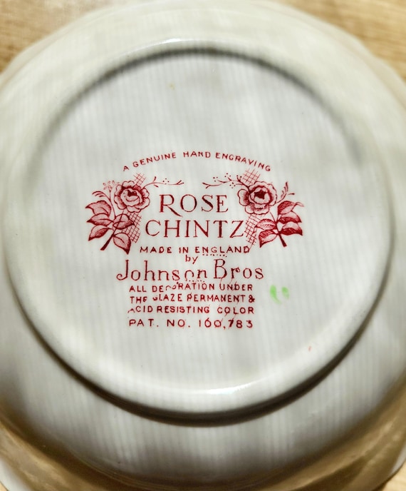 Rose Chintz Johnson Brothers | Assorted Pieces | Made in England
