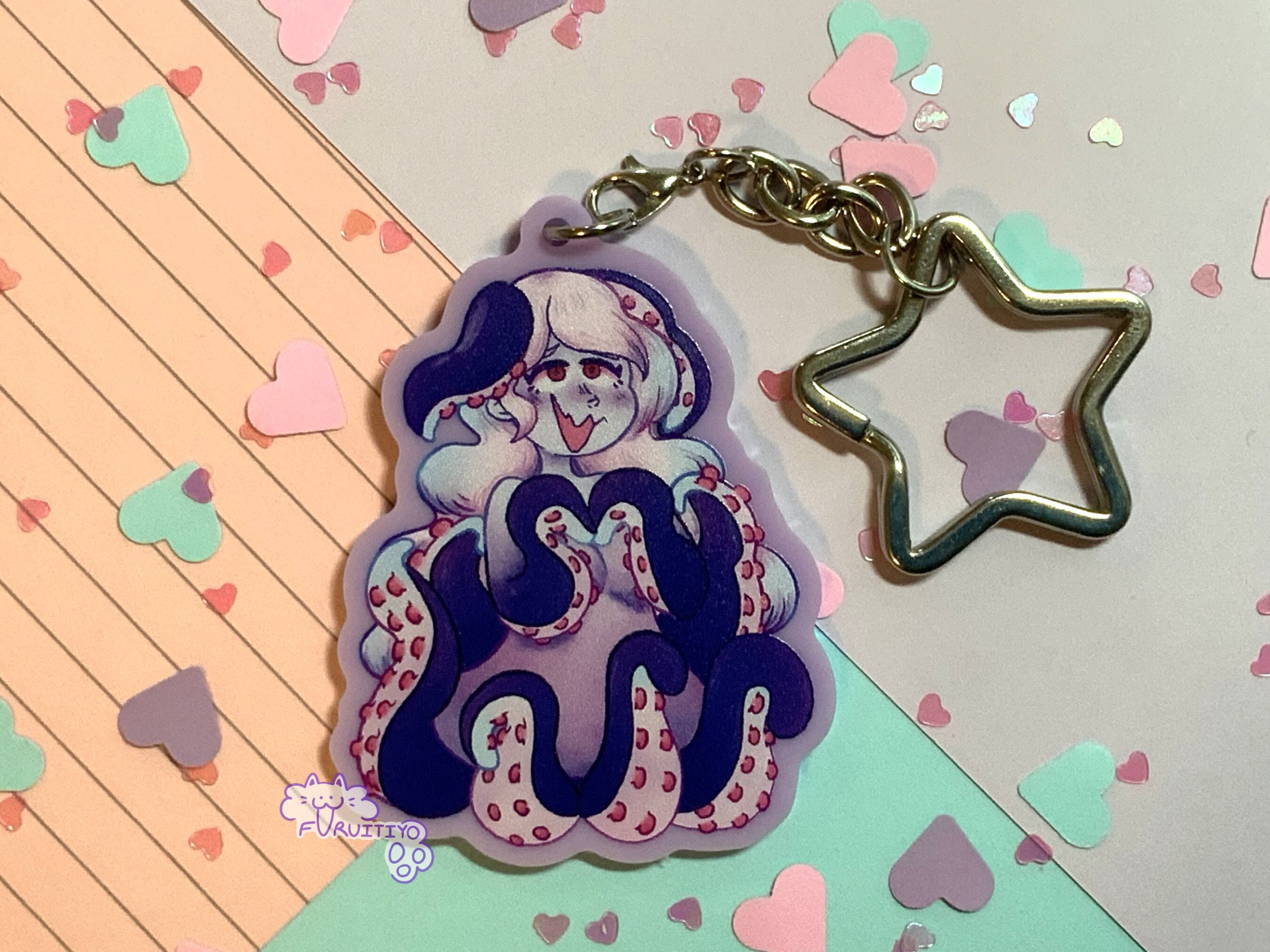 OMORI- Slime Girl Molly- 2.5 Inch Acrylic Keychain (single Sided