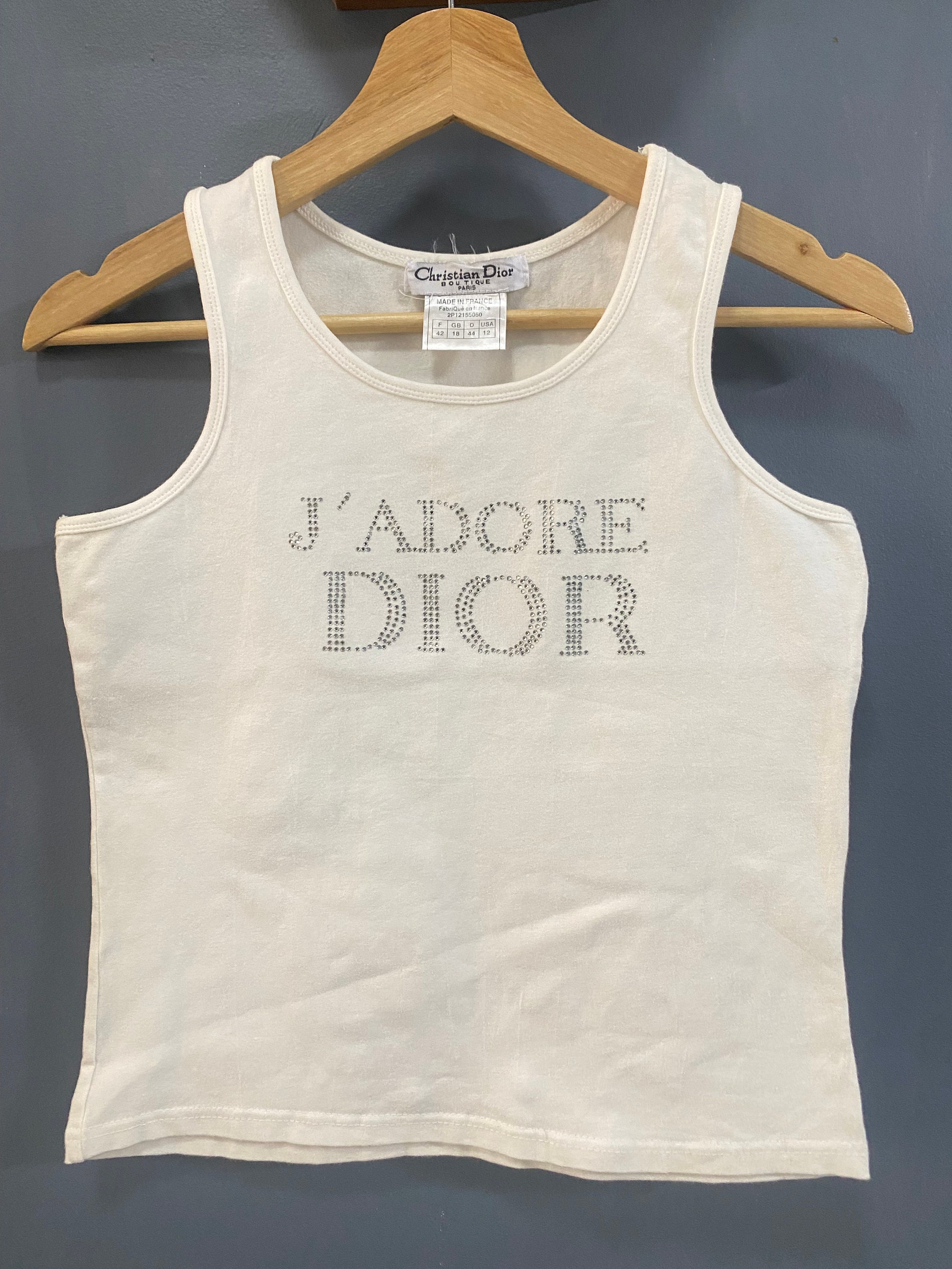 Jadore Dior Tank Top - Etsy