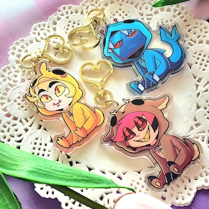 Hazbin hotel acrylic keychain - Etsy 日本