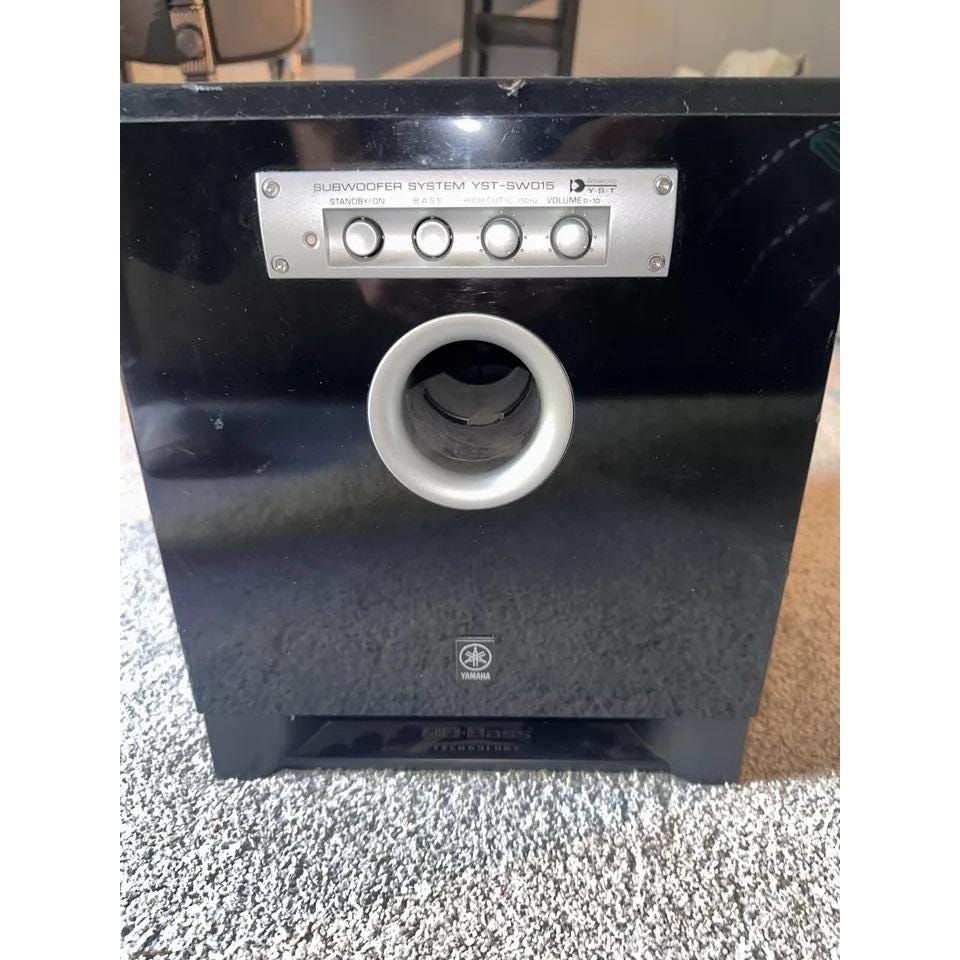 Yamaha YST-SW015 Powered Home Theater Active Subwoofer System