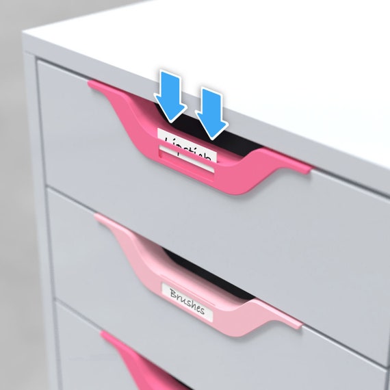 IKEA Alex Drawer Handle With Label Holder • Home Organizing