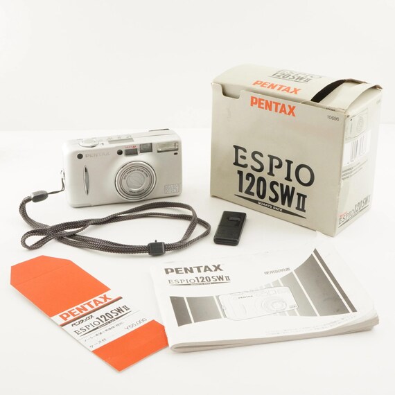 PENTAX ESPIO 120SW II シルバー 箱入り コンパクト＆シュート
