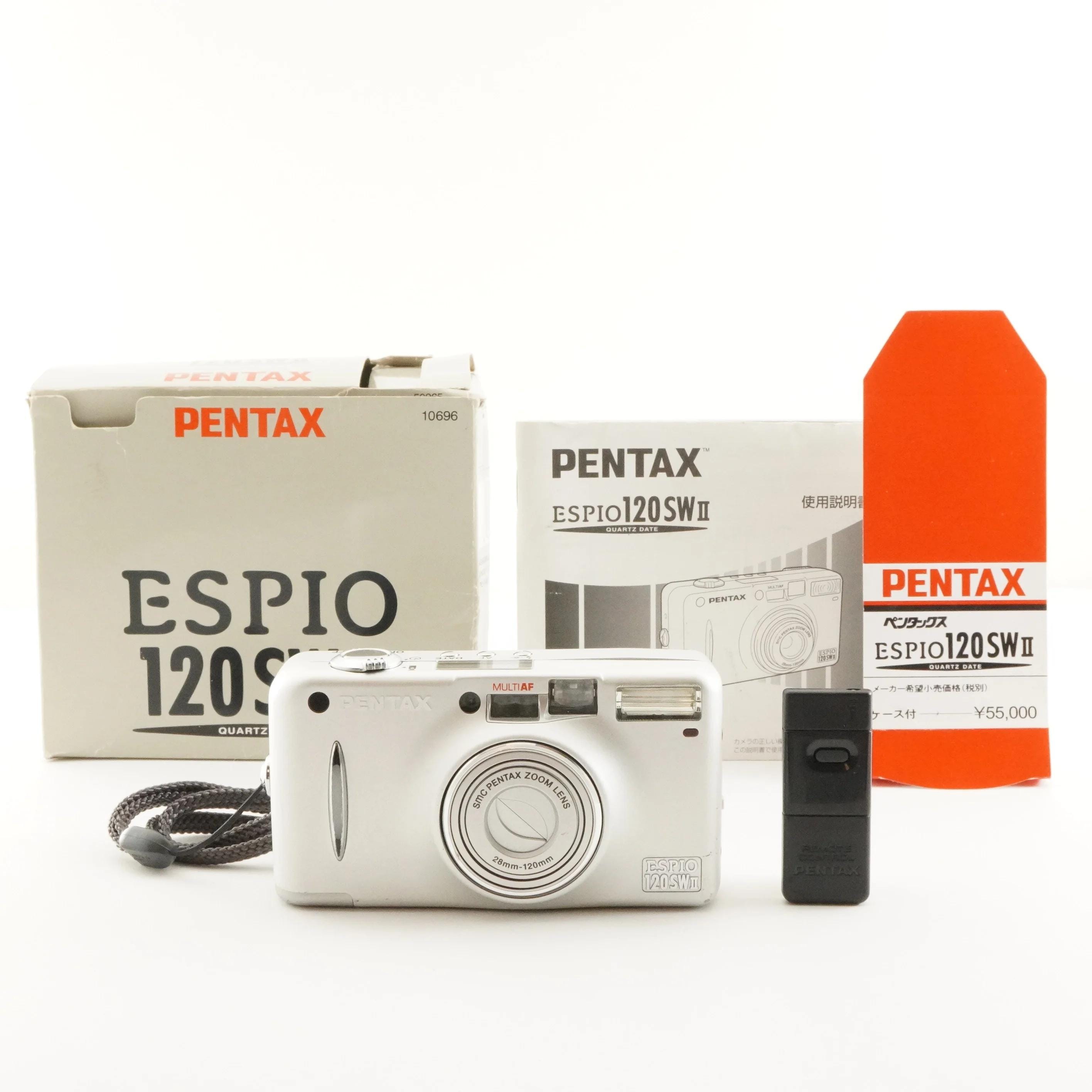 PENTAX ESPIO 120SW II シルバー 箱入り コンパクト＆シュート