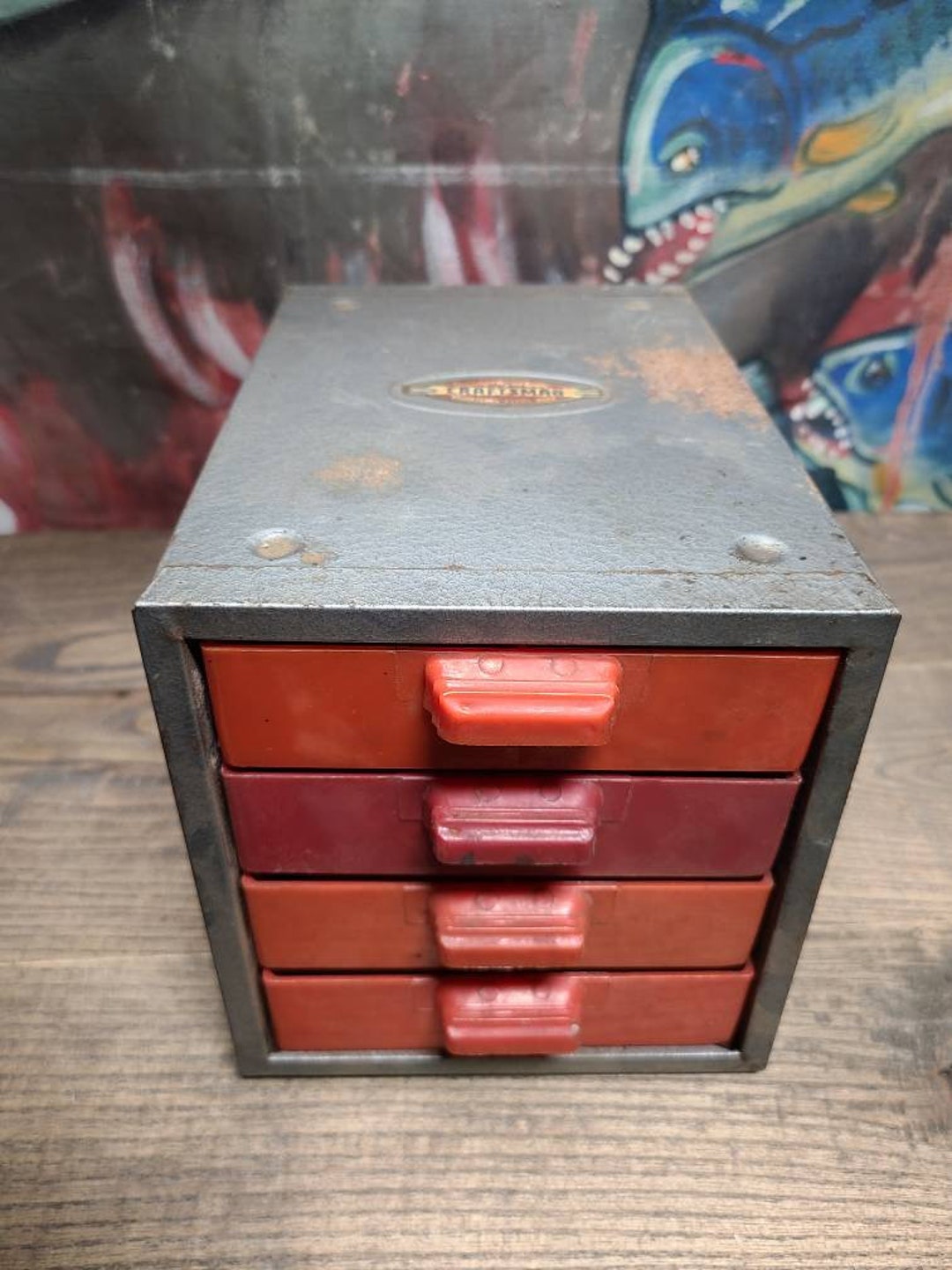 Vintage 1950's Industrial Craftsman Metal Store Display Parts