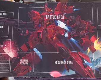 プレイマット GQUUUUUUX ガンダムカードゲーム ゾーン21A付き