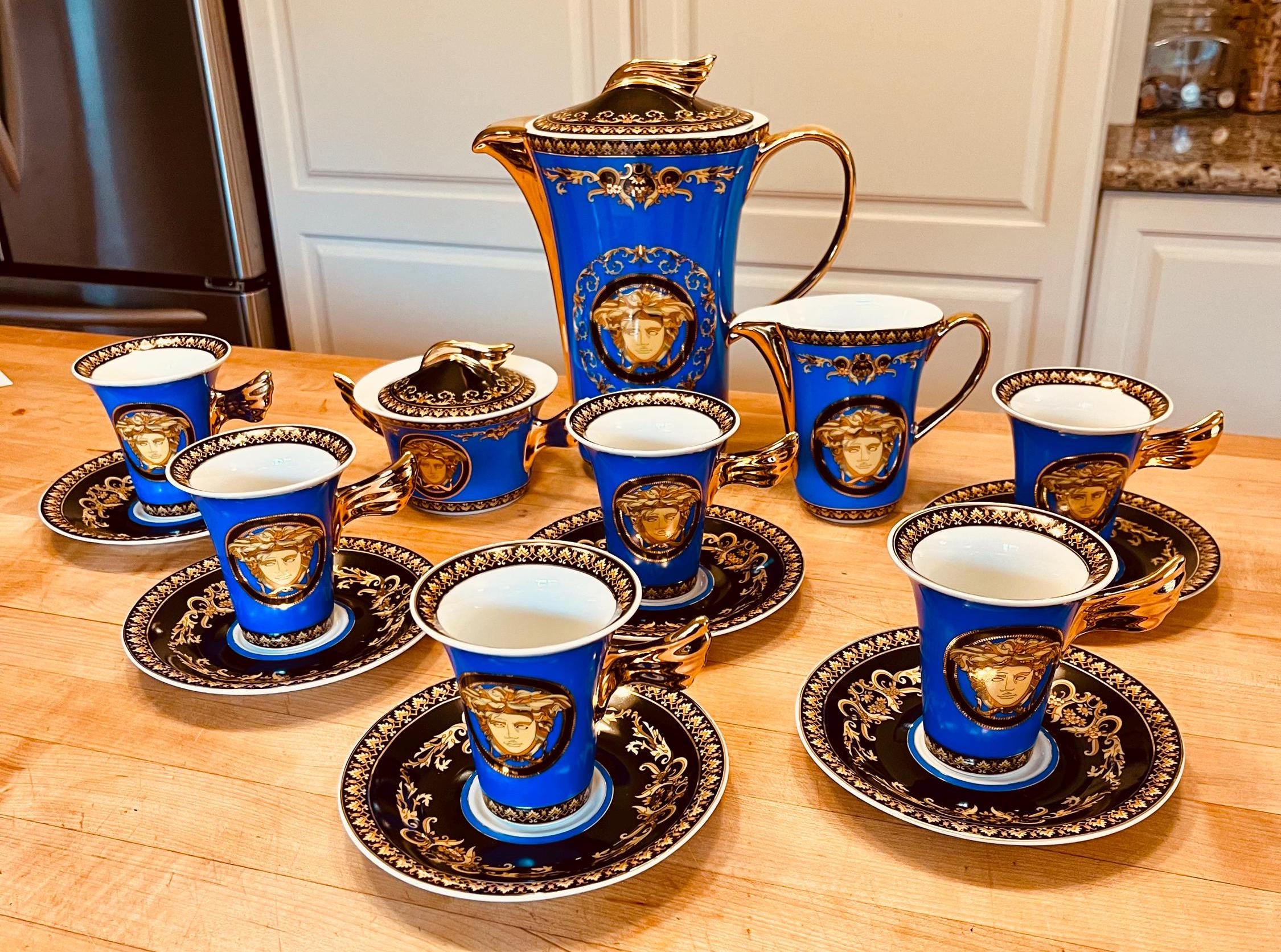 Versace Medusa Coffee Set Rosenthal 1990s NEVER USED - Etsy