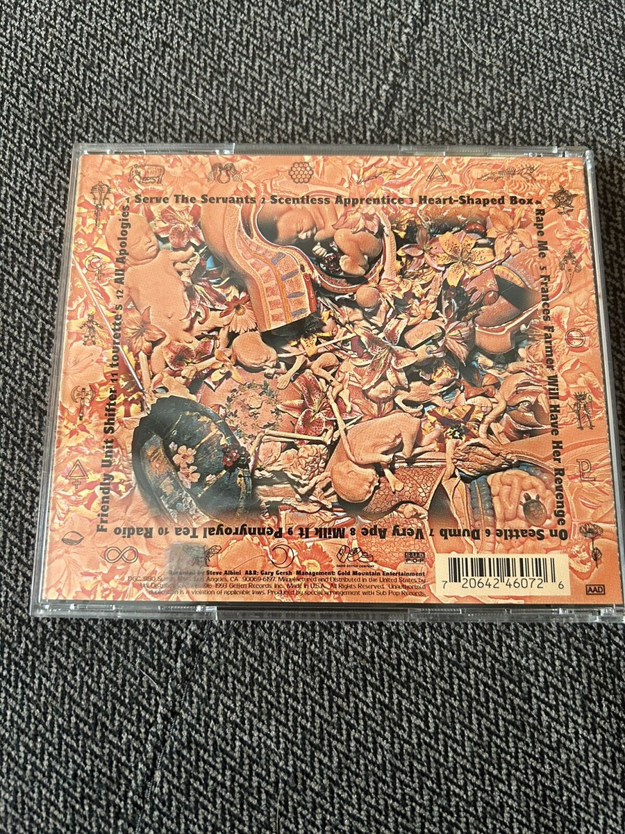 Nirvana In Utero CD 1993 Geffen Records | eBay