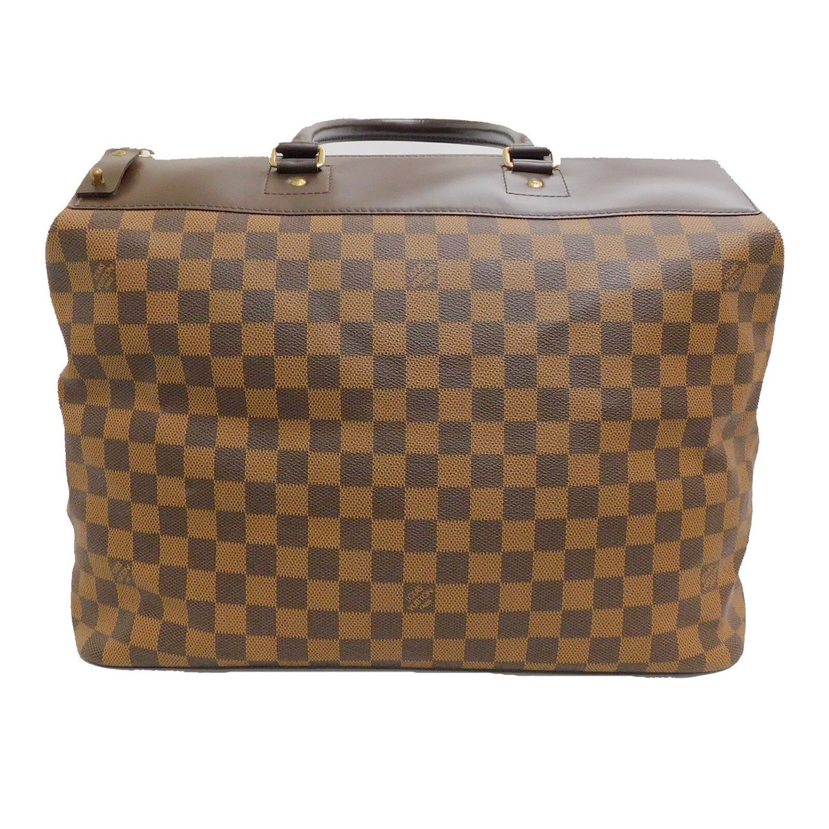 LOUIS VUITTON DAMIER Greenwich PM Brown Tote bag Travel bag #15