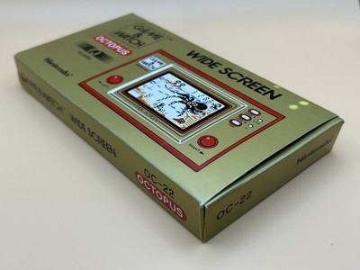 Nintendo Game & Watch Wide Screen Octopus Oc-22 Boxed MIJ 1981