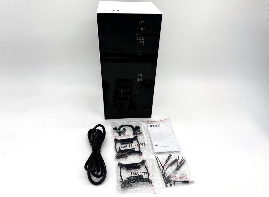 NZXT H1 Mini-ITX Gaming Case - Matte White for sale online | eBay