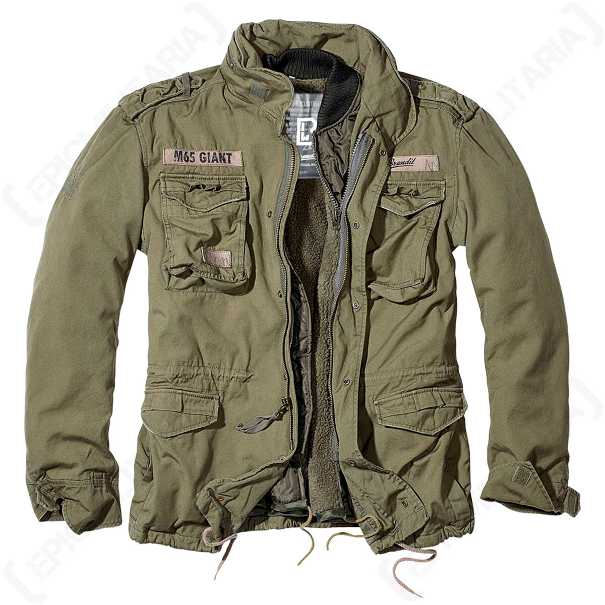 Brandit Military M65 Giant Field Jacket Coat - Olive - Various