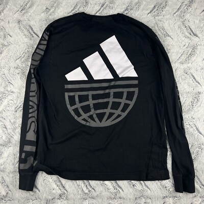 Adidas Tokyo Japanese Exclusive Graphic Long Sleeve Black Men's