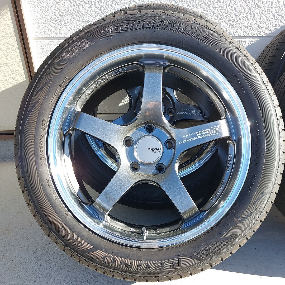 JDM ADVAN Racing GT 18x7.5+45 5x114.3 73mm Set4 wheels JAPAN