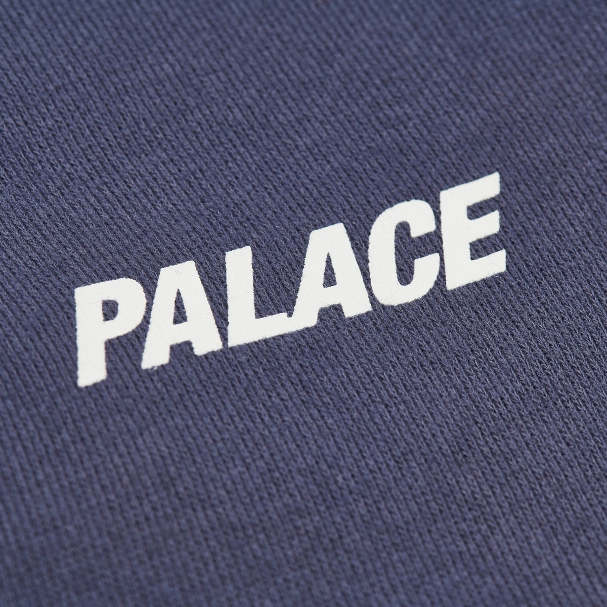 Palace P Funnel Quarter Zip Fleece Logo Sweatshirt Navy Size XL