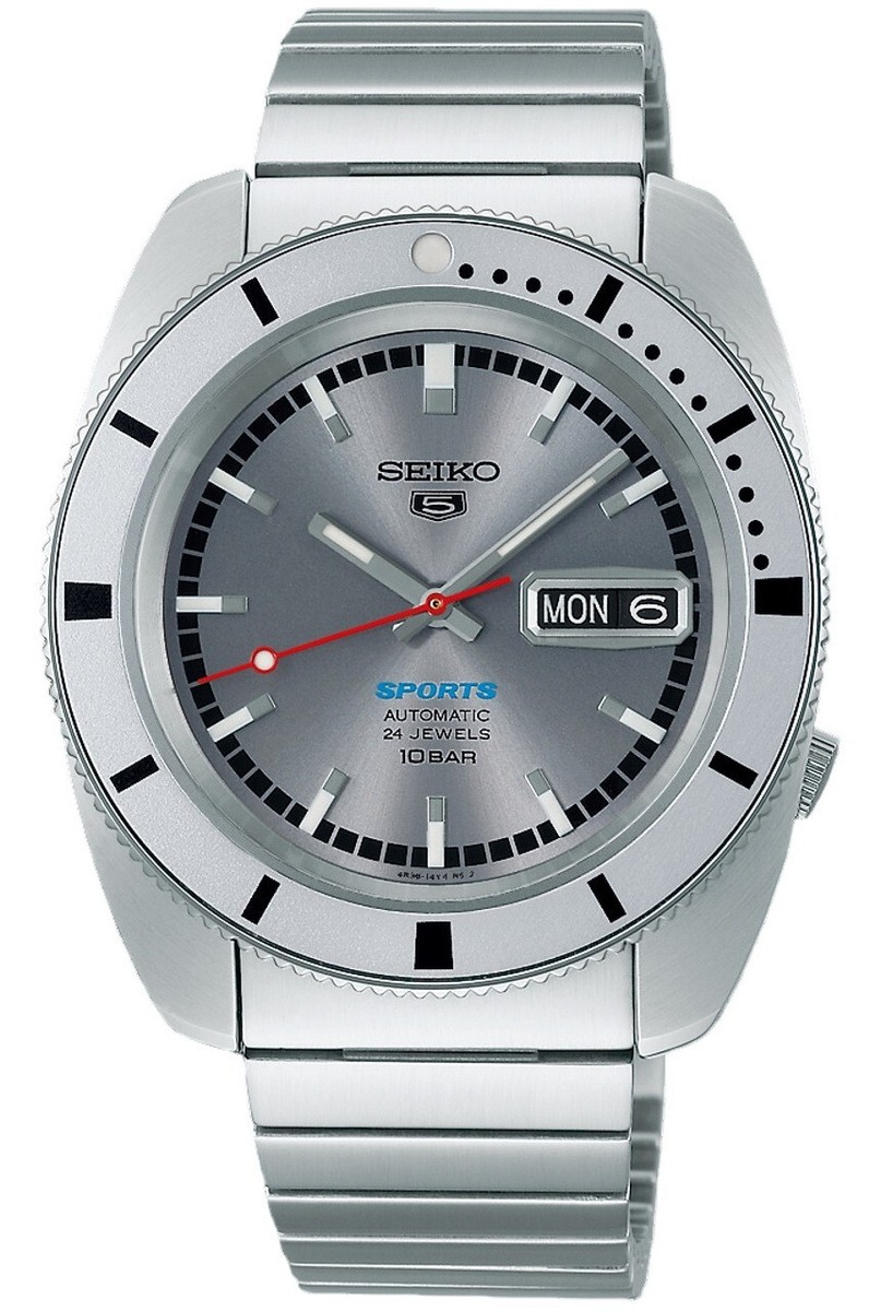 Seiko 5 Sports 'Ash Blue' 1968 Recreation Limited Edition Men's