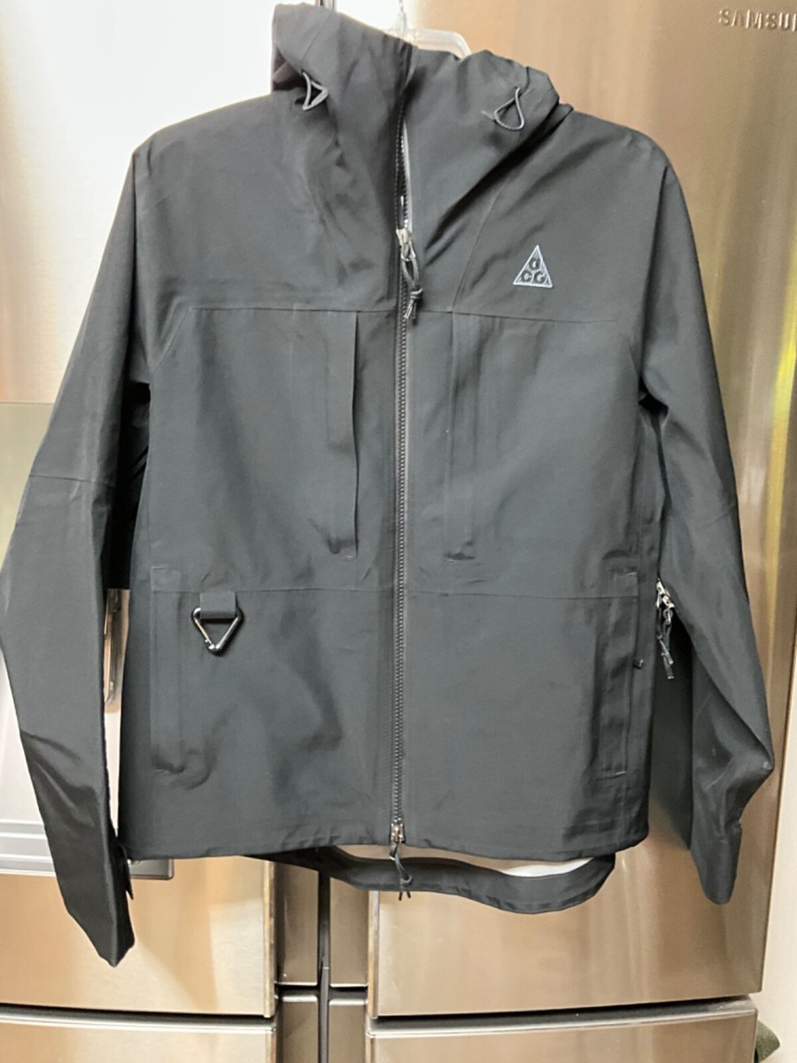 NIKE ACG GORE-TEX JACKET MISERY RIDGE BLACK WOMENS size S SMALL