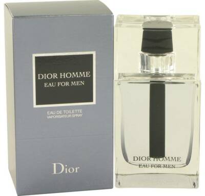 DIOR HOMME EAU FOR MEN 3.4oz/100ML Edt no cellophane ,box ripped