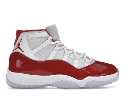 New Nike Air Jordan 11 Retro Cherry Red (378038-116) GS Size 6Y