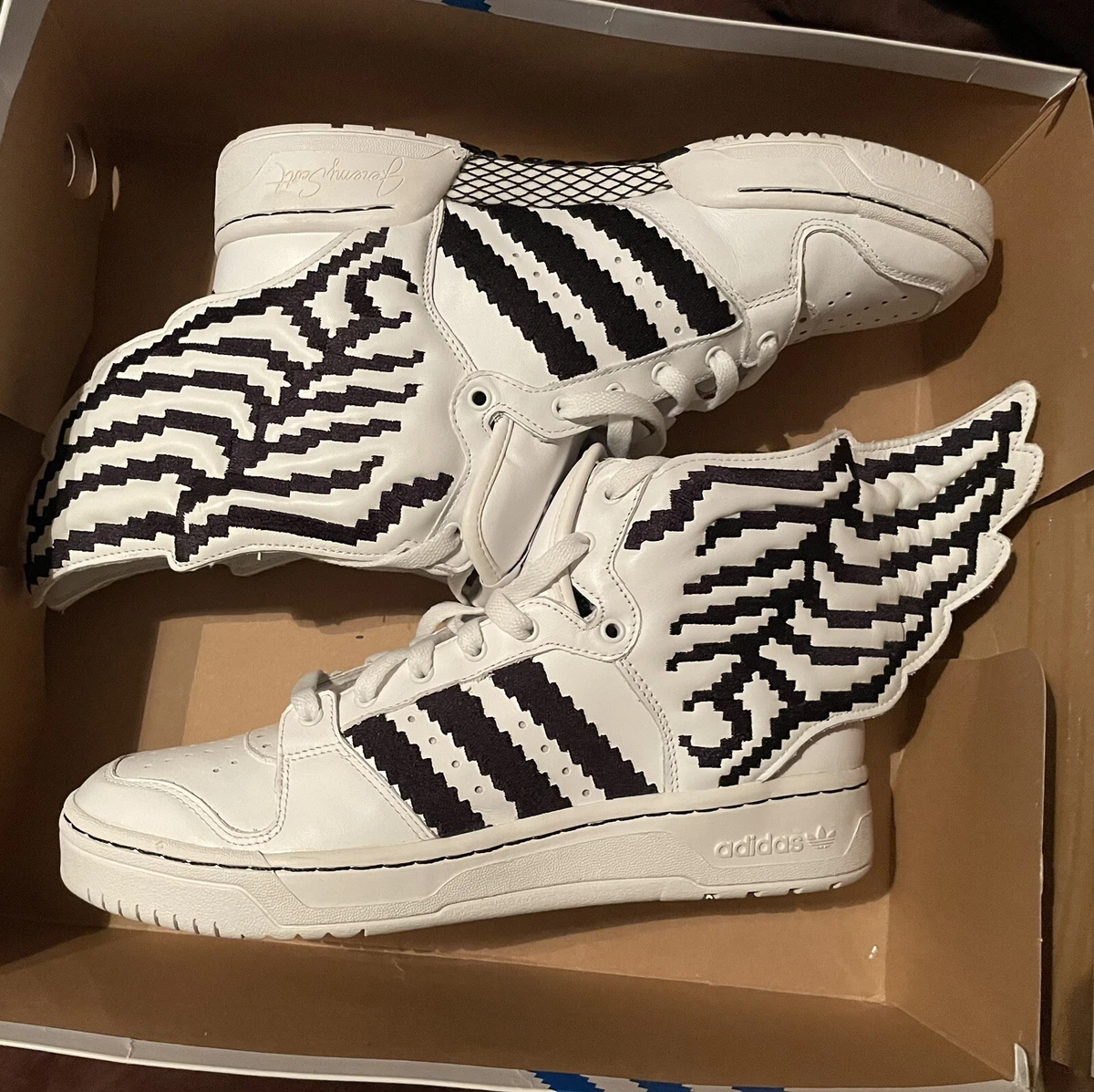 adidas JS Wings 2.0 Pixel White for Sale | Authenticity Guaranteed