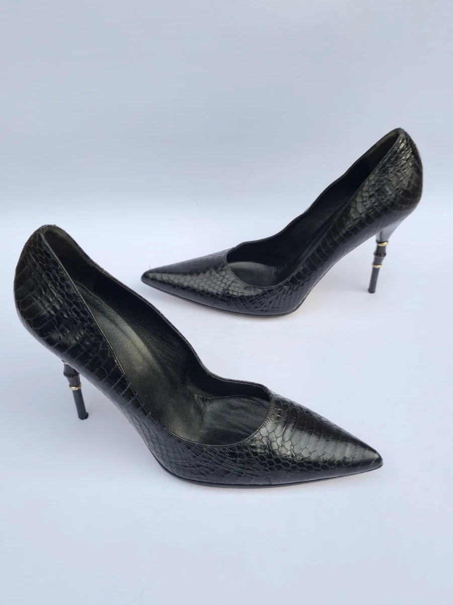 Gucci Black Bamboo In Women's Heels for sale | eBay