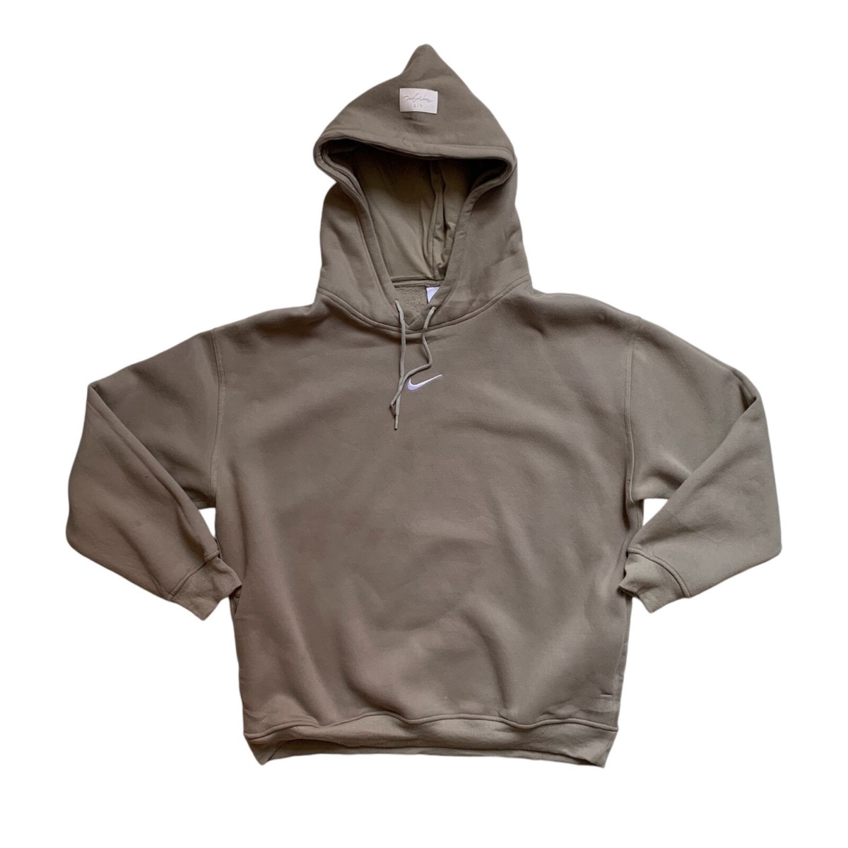Nike x Fear Of God Double Hood Hoodie Dust/Sail Size L Streetwear