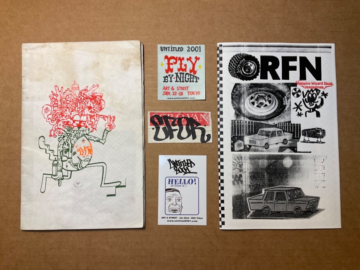 Barry Mcgee , ORFN , Margaret Kilgallen ,Rare Zine+Sticker Bundle