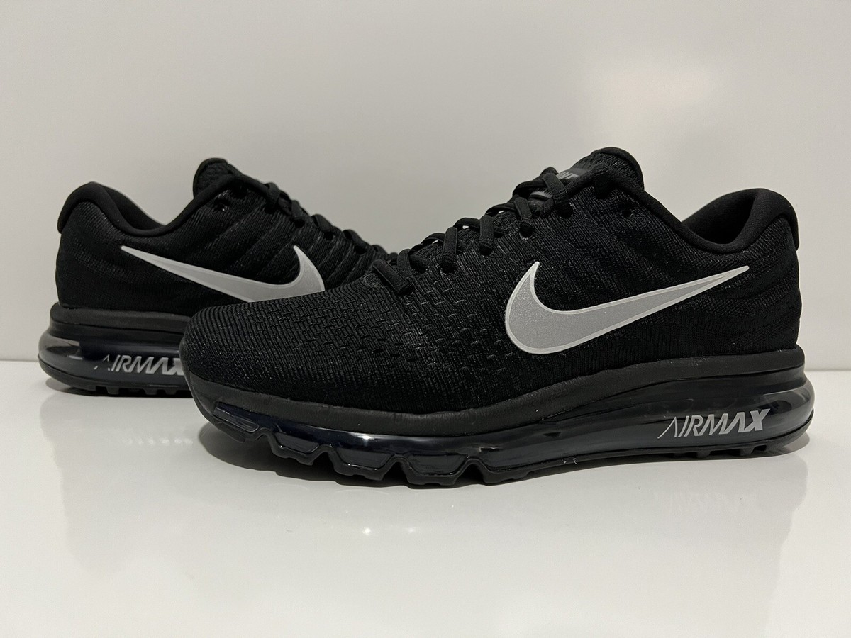 Nike Air Max 2017 Womens Black/Silver 849560-001 Sz 8.5 | eBay