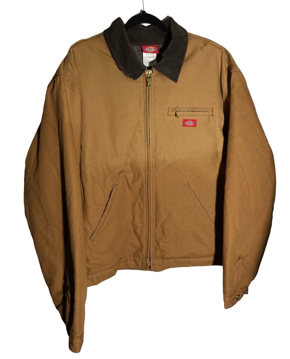 VTG Dickies Detroit Style Blanket Lined Duck Canvas Work Jacket