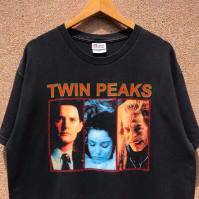 Vintage 90's Twin Peaks Black Unisex Heaven Cotton Tshirt Reprint