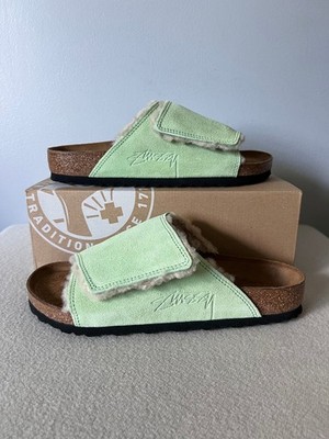 Stussy x Birkenstock Solana Sandals - Size 42 - Green - NEW | eBay