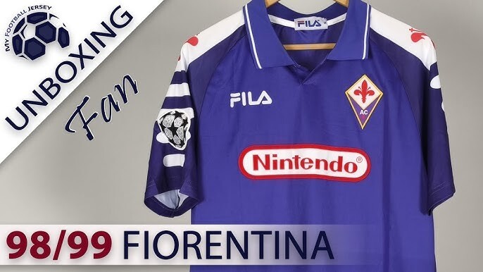 ACF FIORENTINA 98/99 HOME - Jersey Retro - BATISTUTA # 9 - 2XL