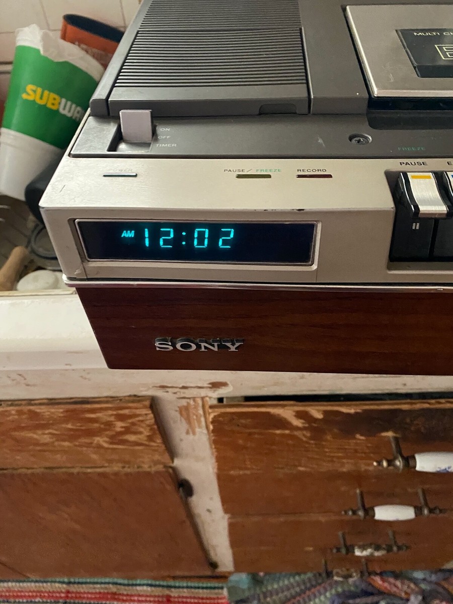 Vintage Sony Sl-5600 Betamax VCR Betascan Working 22 Movies for
